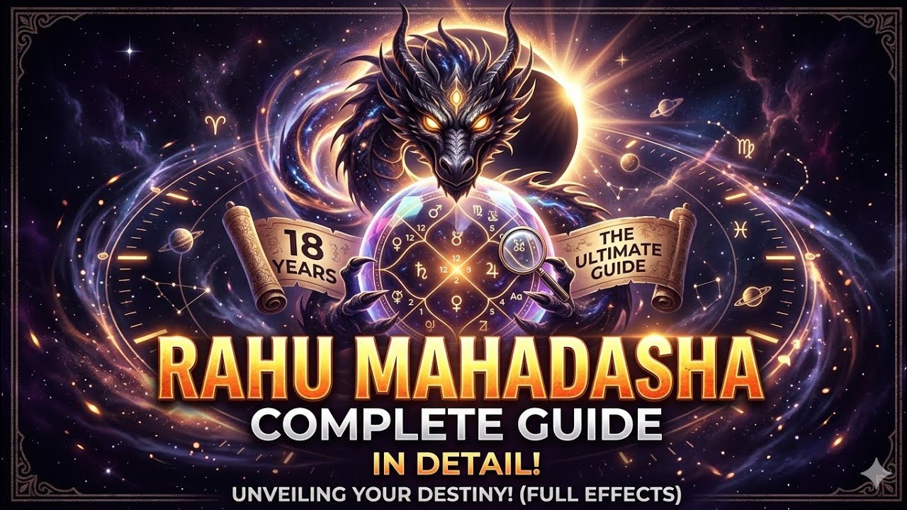THE RAHU MAHADASHA ! IN DETAILED ! राहु महादशा । #astrology #rahumahadasha .