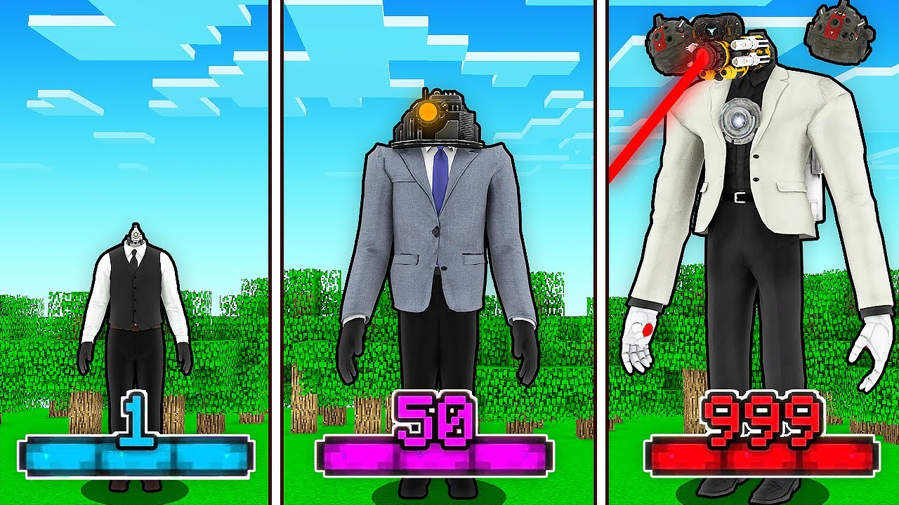 TITAN LAZER MAN GELİŞİMİ - Minecraft