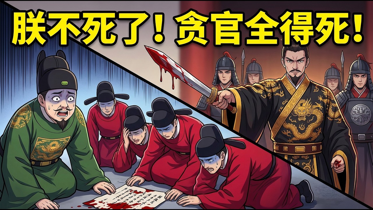 ✅️大明不亡了！現代大老奪舍崇禎帝，不理朝政先殺權臣，一聲令下魏忠賢九族全誅，東林黨當場嚇癱！#短劇
