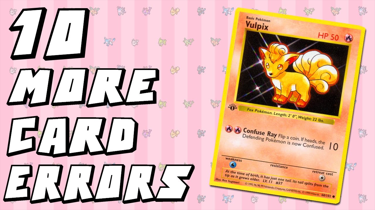 10 MORE Pokemon Card Errors/Mistakes