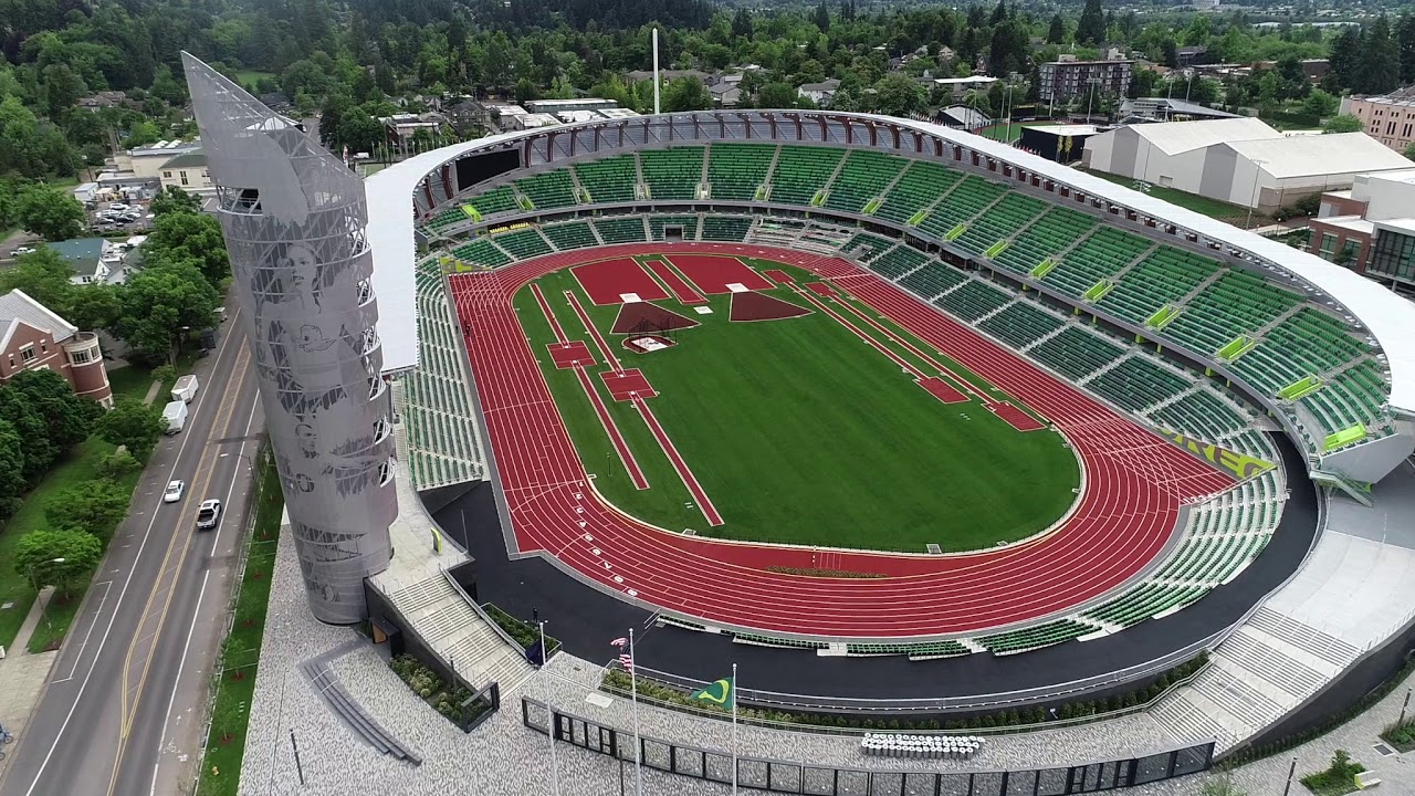 Hayward Field Remodel 2020. (Eugene, Oregon)