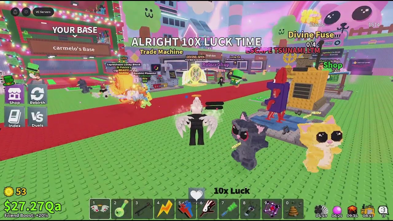 Steal a brainrot admin abuse #roblox #stealabrainrot