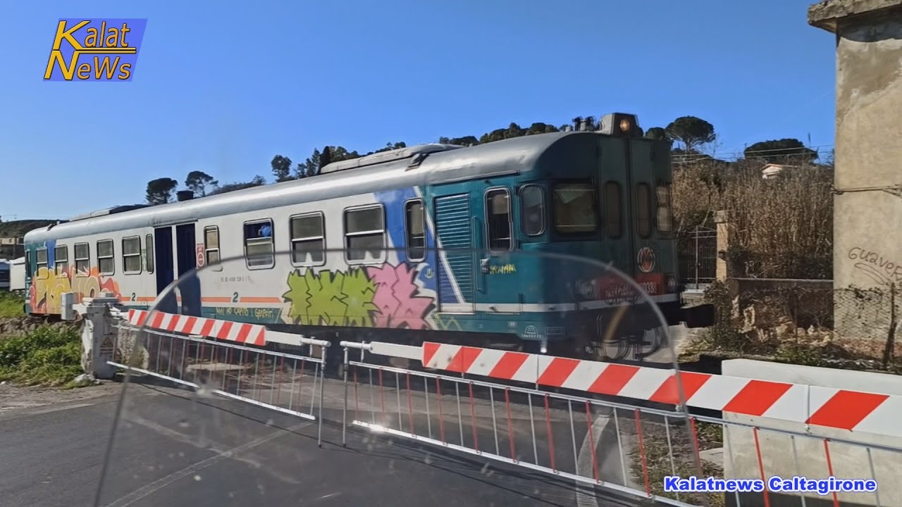 Caltagirone, Trasporti ferroviari   il futuro che avanza. Passaggio a livelli e littorina in tilt