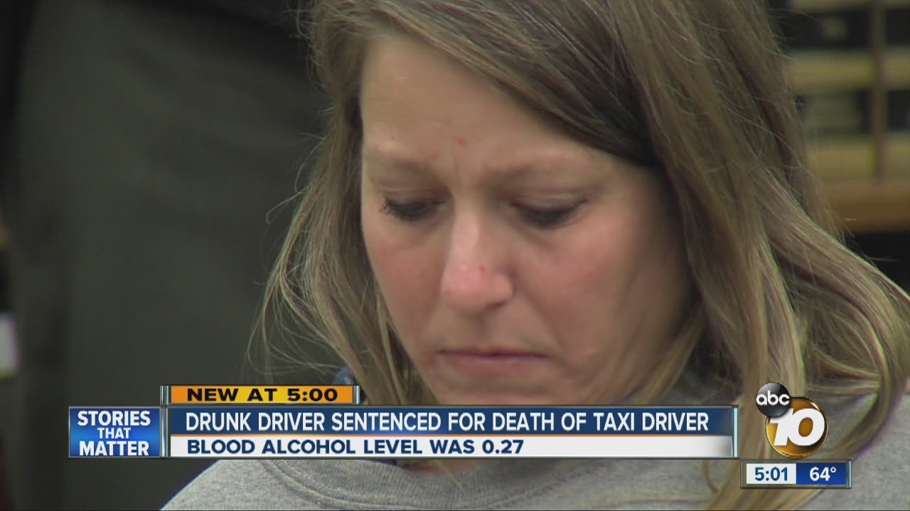 Drunk driver sentenced for death of taxi driver