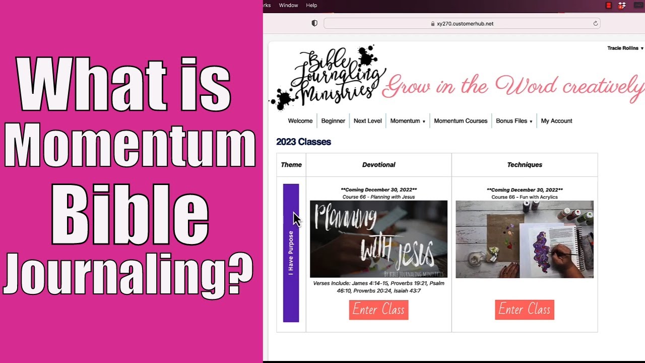 Bible Journaling Club Sneak Peak - What's Included in Momentum Digital Bible Journaling Membership?