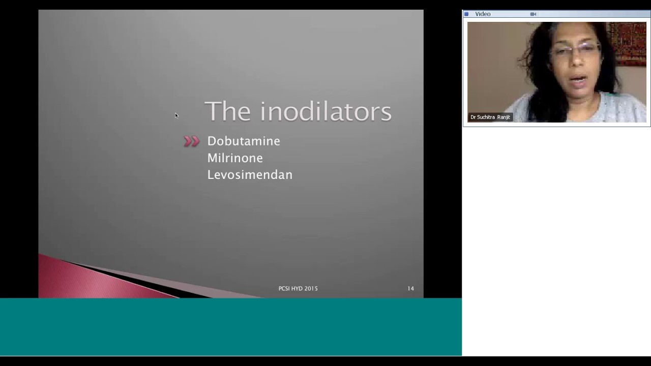 Inotropes and vasoactive agents by Dr Suchitra Ranjit