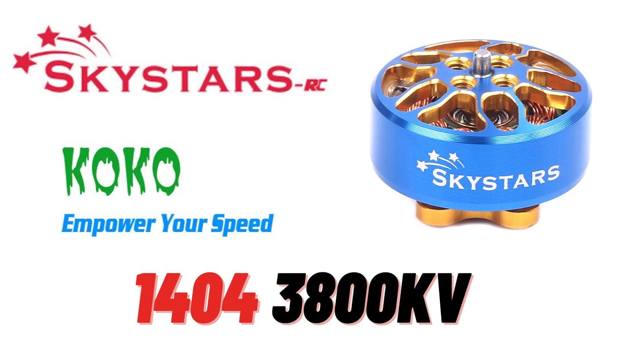 Skystars 1404 3800KV brushless motor