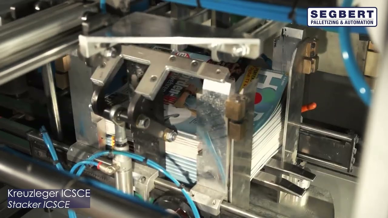 Segbert | Lagenpalettierer MPA + Kreuzleger ICS, Layer Palletizer + Stacker ICS