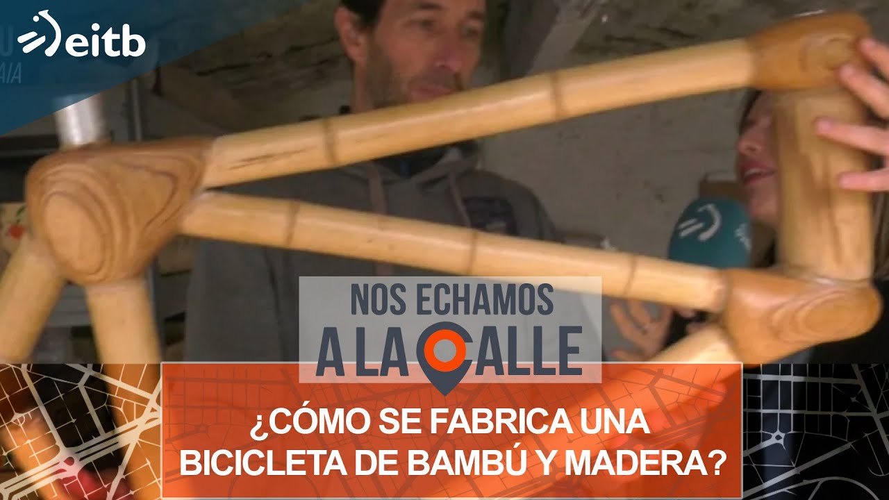 ¿Cómo se fabrica una bicicleta de bambú y madera?