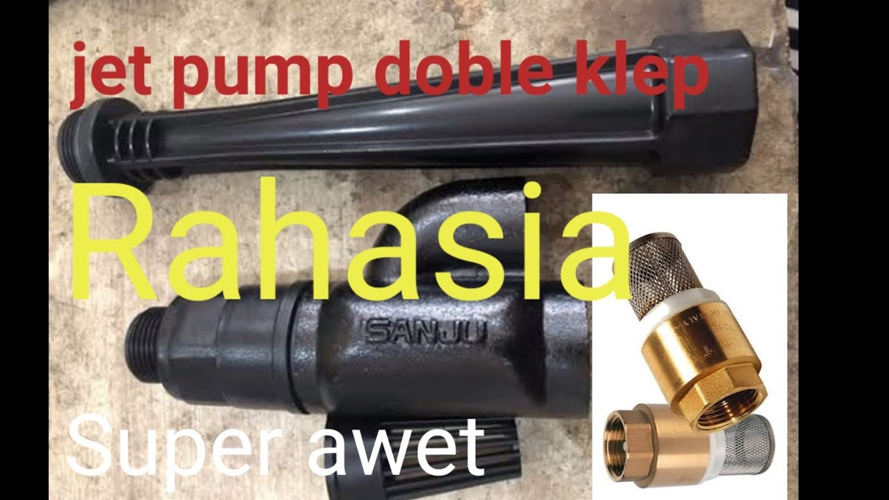 pemasangan Doble klep pompa shimizu