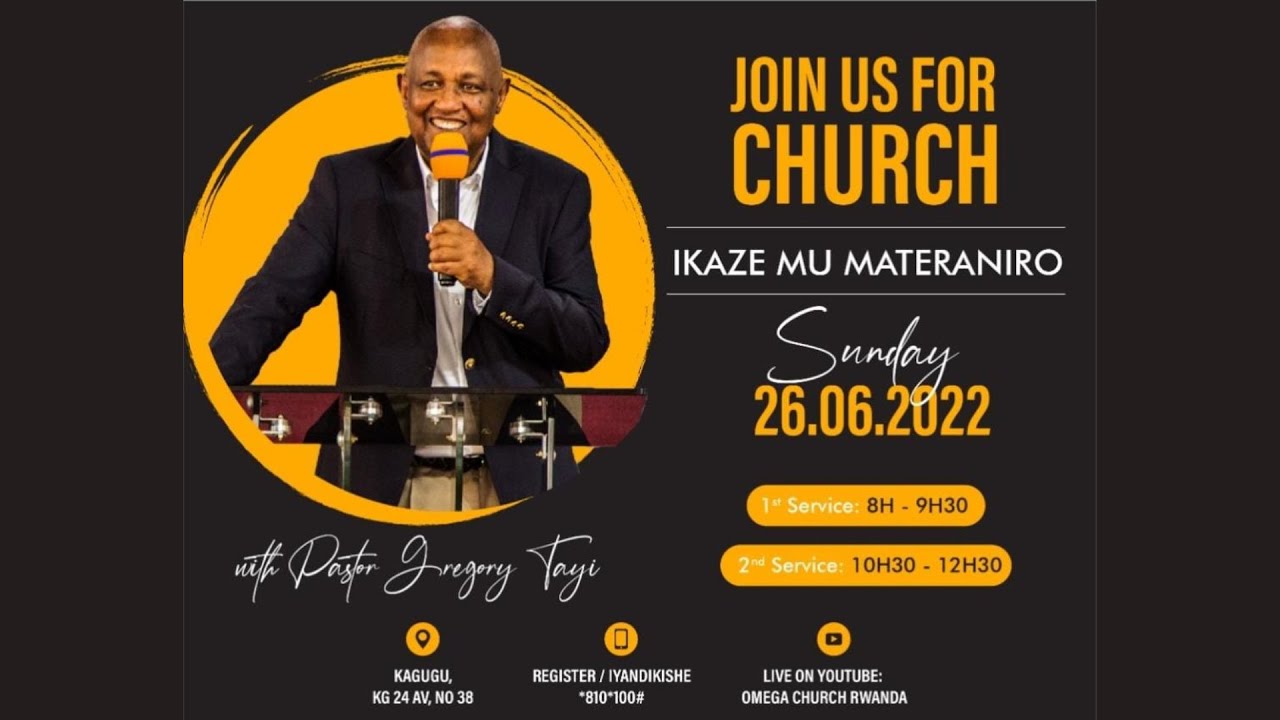 UMURIMO W’IMANA UKURIKIZA AMABWIRIZA_ Pastor Gregory TAYI