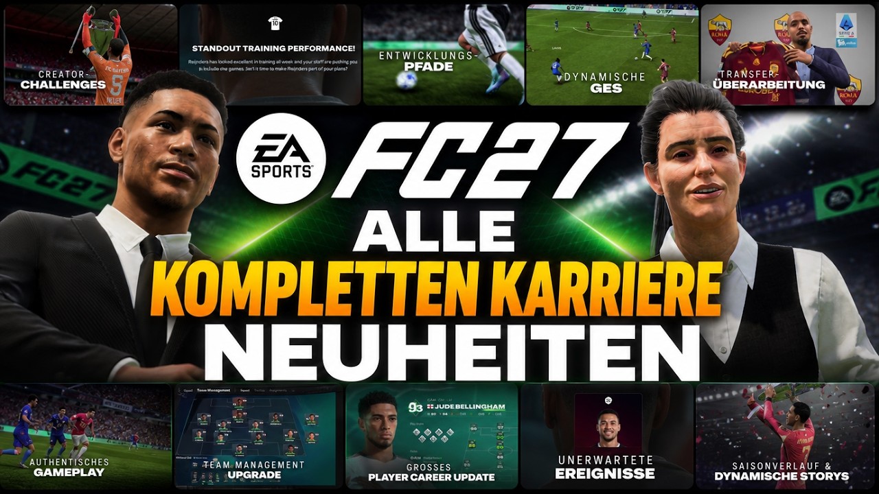 FC27 &bull; Alle KOMPLETTEN KARRIERE Neuheiten 💥 XXL