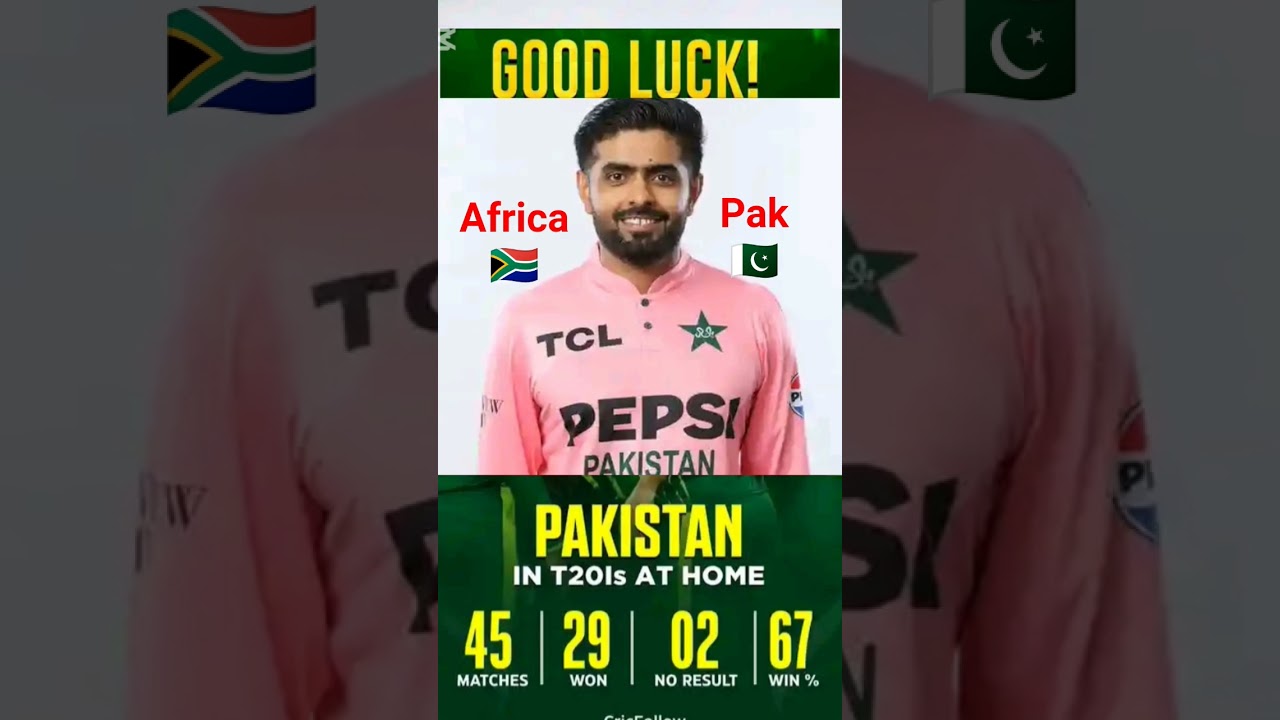 pak Vs Africa series T20 