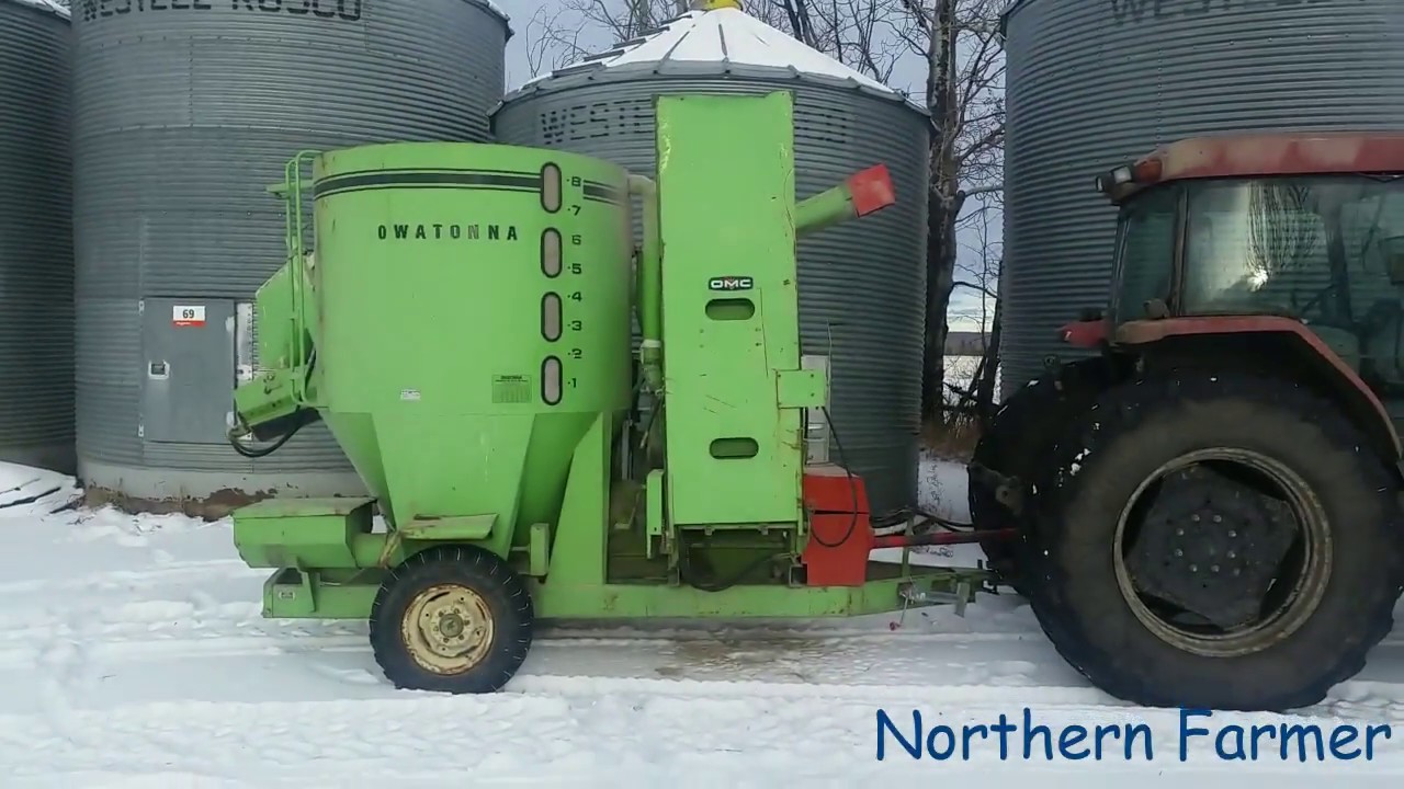 Grinding Feed For Cattle with the old Hammer Mill!!!