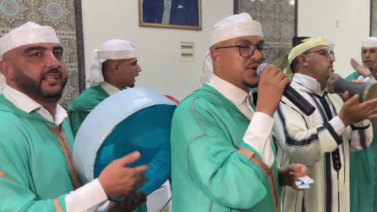 عرس مغربي نايضة مع عبيدات الرمى و اوركسترا حسن سلطان