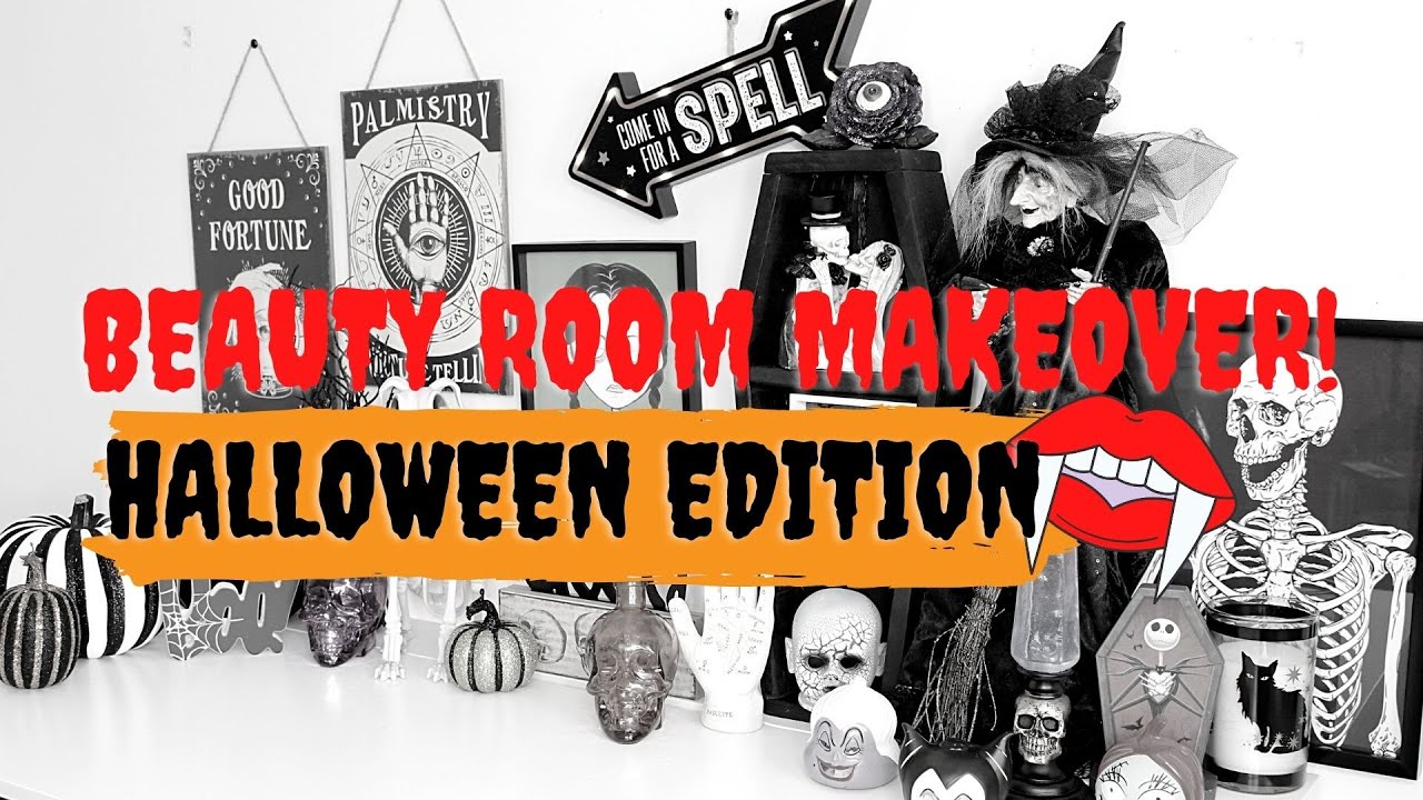 Beauty Room Makeover! HALLOWEEN EDITION 2020 | Nicole Chantell