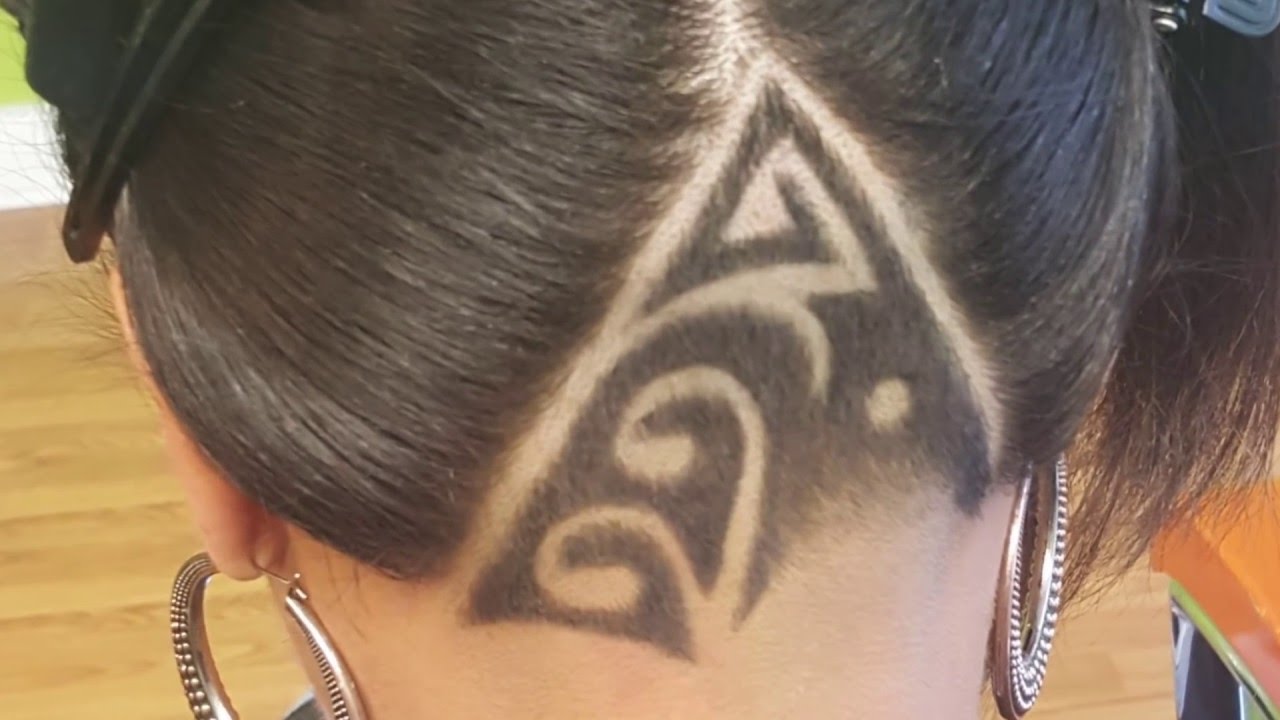 How to do a woman's undercut and design