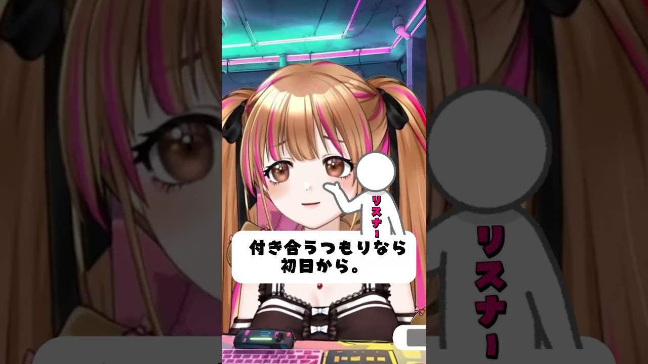 何回目のデートで告白しますか❤ #shorts  #vtuber  #maryonLive #月寝まろん #雑談