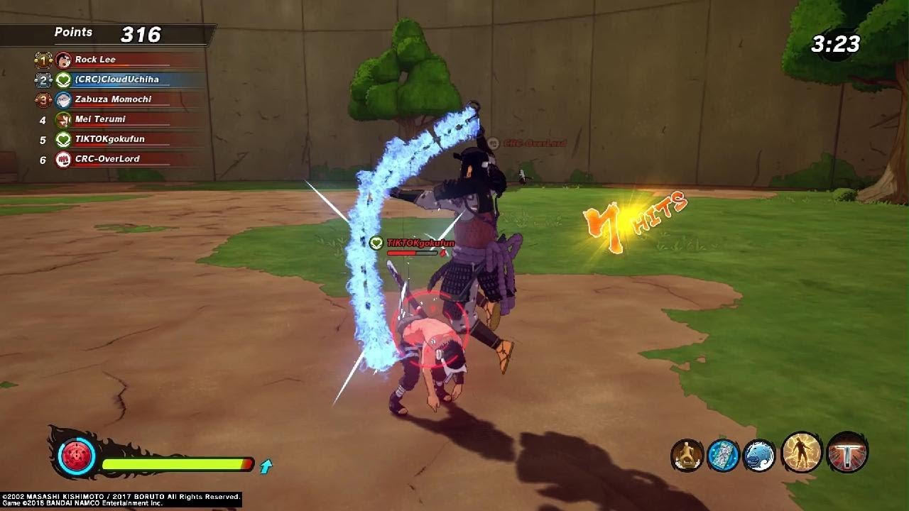 Cloud beats Goku