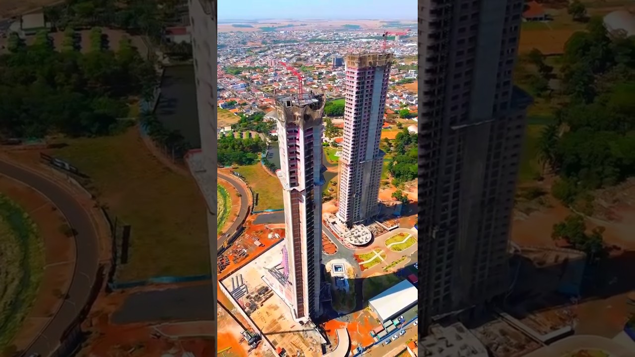 COMPLEXO DUBAI RIO VERDE - DSA ENGENHARIA  #arquitetura  #obras #drone #arranhaceu #apartamento