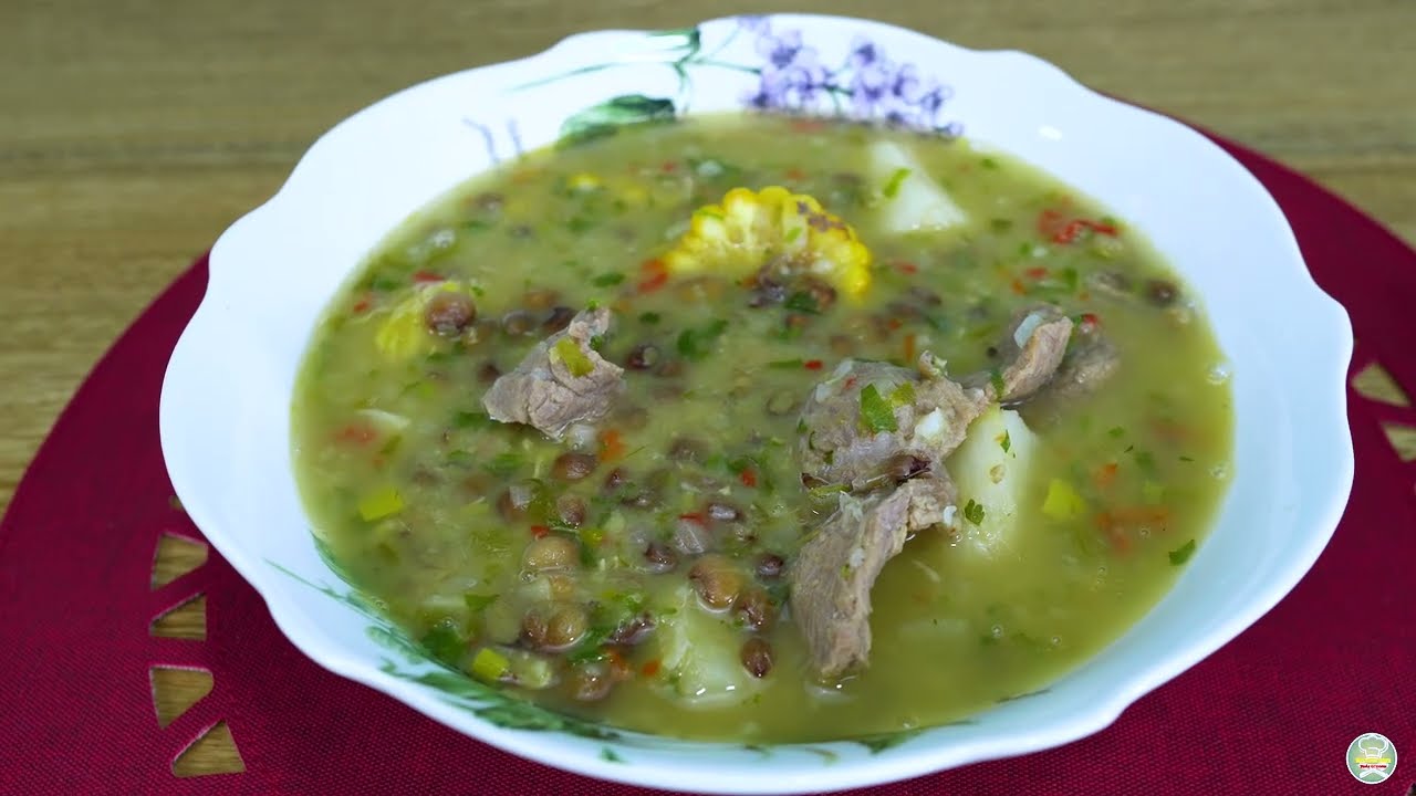 SOPA de GUANDÚ con CARNE SALADA /recetas para toda ocasión