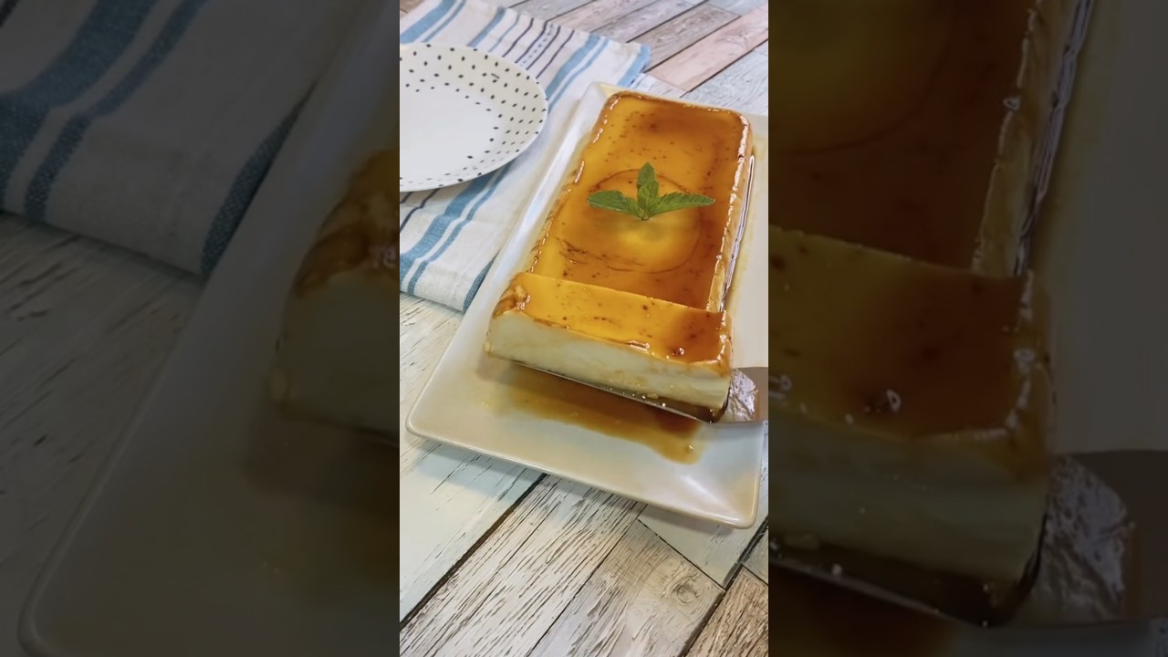 Flan con 2 ingredientes!