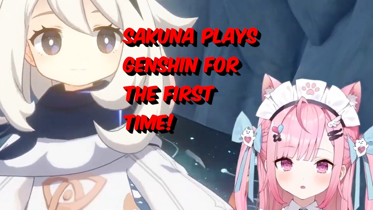 Sakuna plays Genshin Impact for the first time (Yuuki Sakuna)#yuukisakuna #jpvtuber #engsub #genshin
