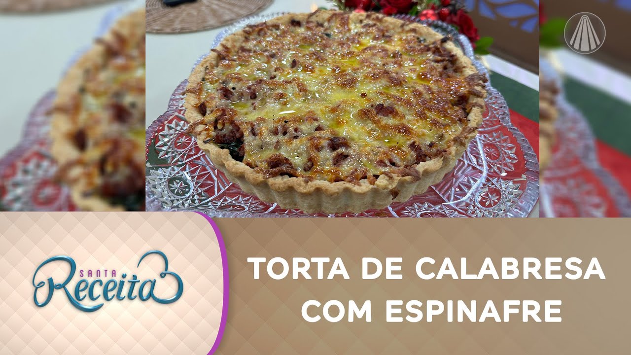 Prepare uma deliciosa torta de calabresa com espinafre para o lanche da tarde