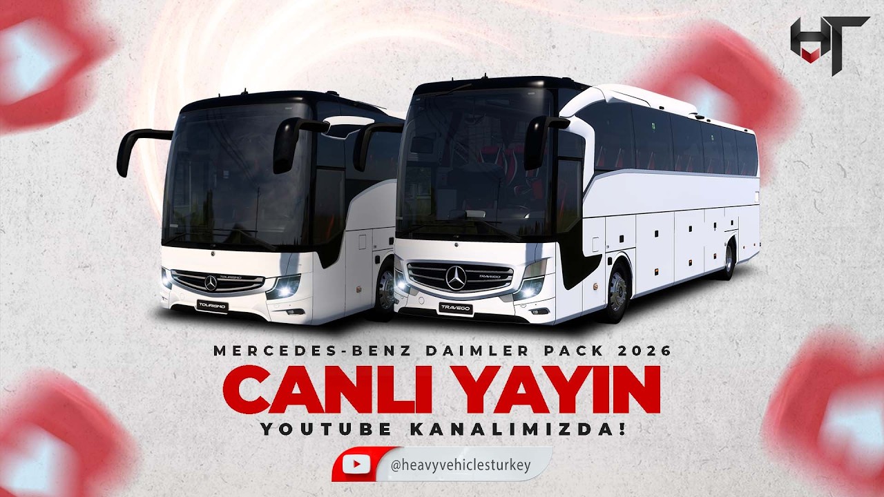 ETS 2 - Travego 2026 Konvoy Yayını | Daimler Pack 2026