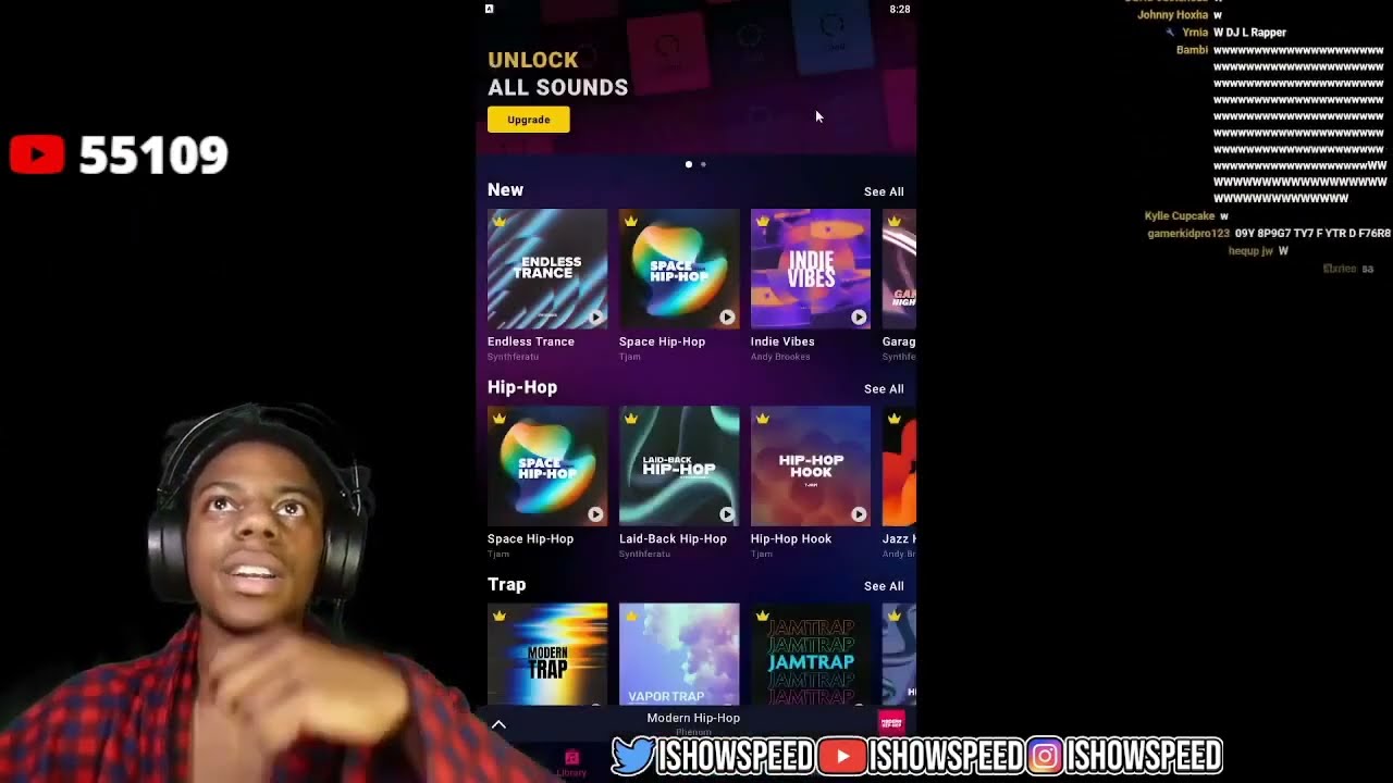 IShowSpeed Plays Groove Pad And Busts Down FULL VIDEO