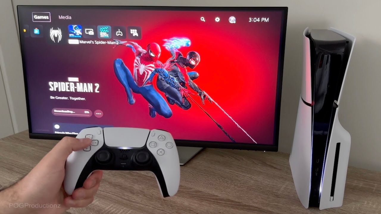 Setting Up My Spider Man 2 PS5 Slim for The First Time