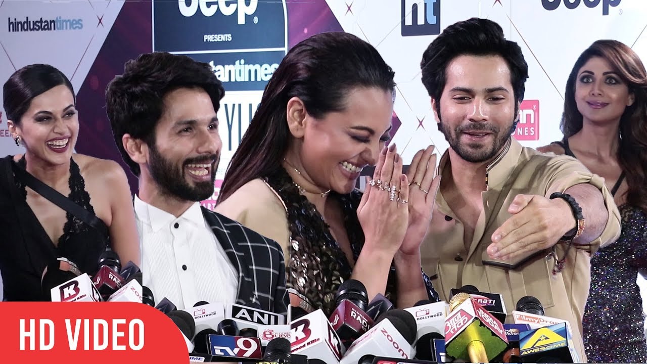 ALL Funny Moment at HT Most Stylish Awards 2018 | Sanjay Dutt, Varun, Sonakshi, Shahid, Tapsee