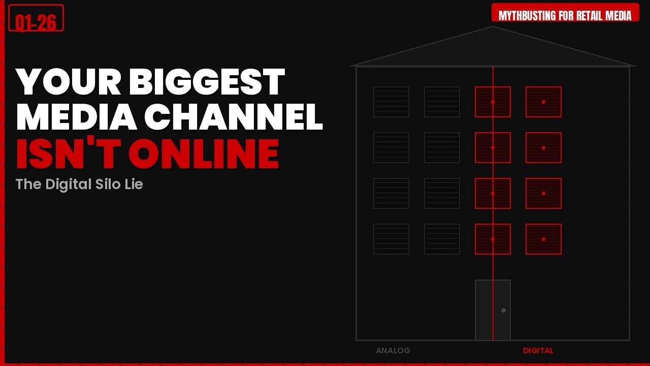 Your Biggest Media Channel Isn't Online - The Digital Silo Lie | MythBusting for Retail Media |Q1-26