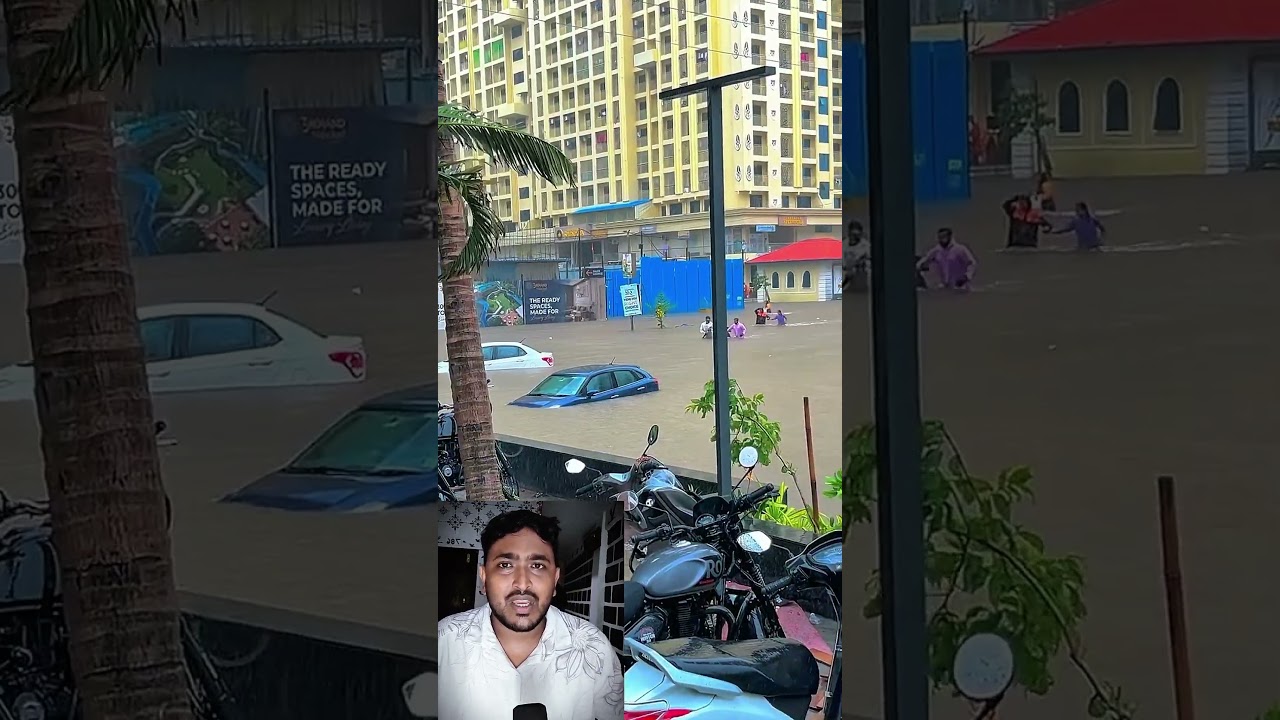 Mumbai: From Water Shortage to Floods in Days! 🌧️😱 Explained #viralreels #Mumbai #Weather #Rain