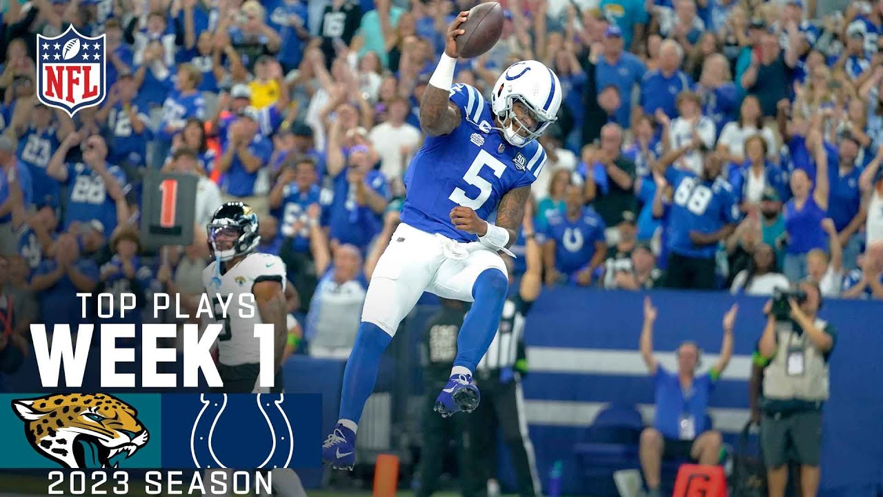 Indianapolis Colts Top Plays vs. Jacksonville Jaguars | 2023 Regular Season Week 1
