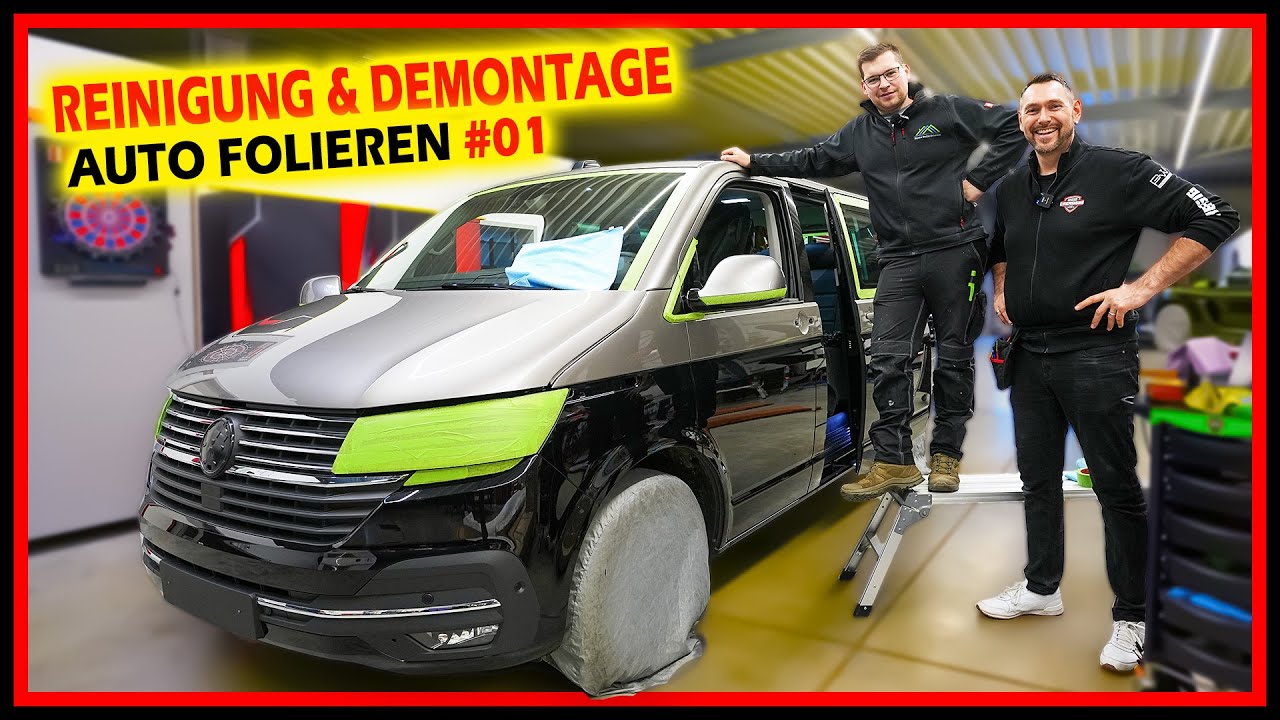 AUTO FOLIEREN #01 | Was ist zu beachten? - Fahrzeugreinigung & Demontage | Home Build Solution