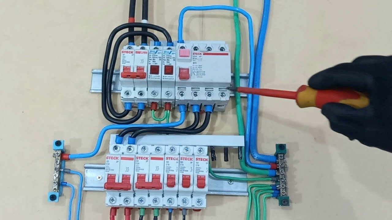 Como Montar Quadro de Distribuição Bifasico