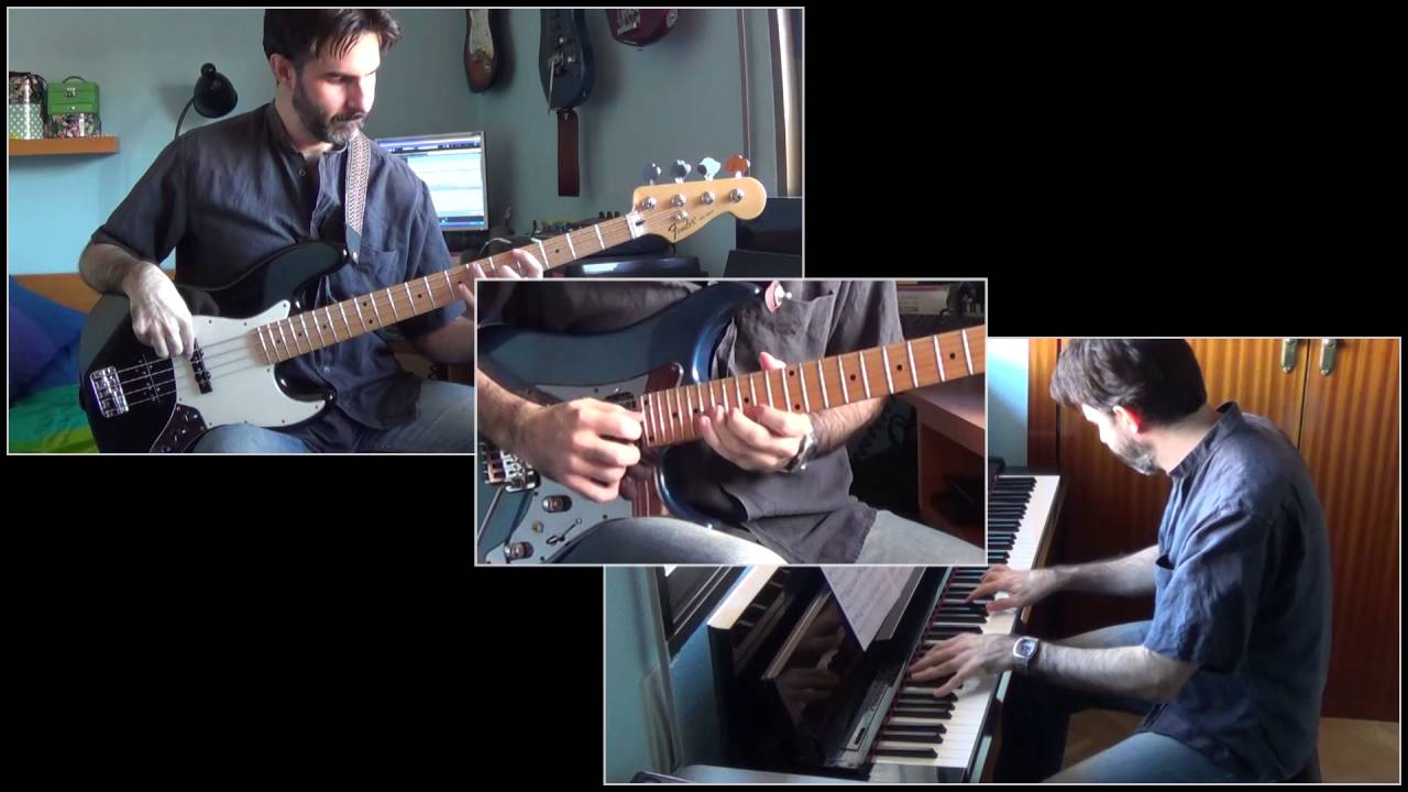 Queen - Somebody To Love (Piano, Guitar & Bass Cover) [with sheet music]