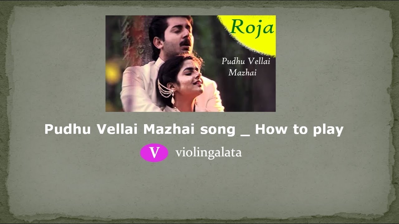 # Pudhu Vellai Mazhai  song | How to play