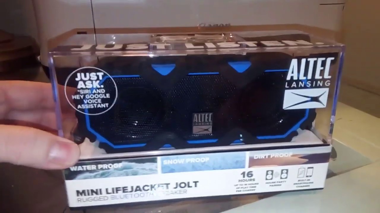 Altec Lansing Mini LifeJacket Jolt Unboxing And Review