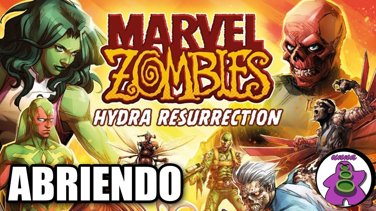 ZOMBICIDE MARVEL ZOMBIES RESURRECCION DE HYDRA (HYDRA RESURRECTION) - Unboxing Juego de Mesa - unna