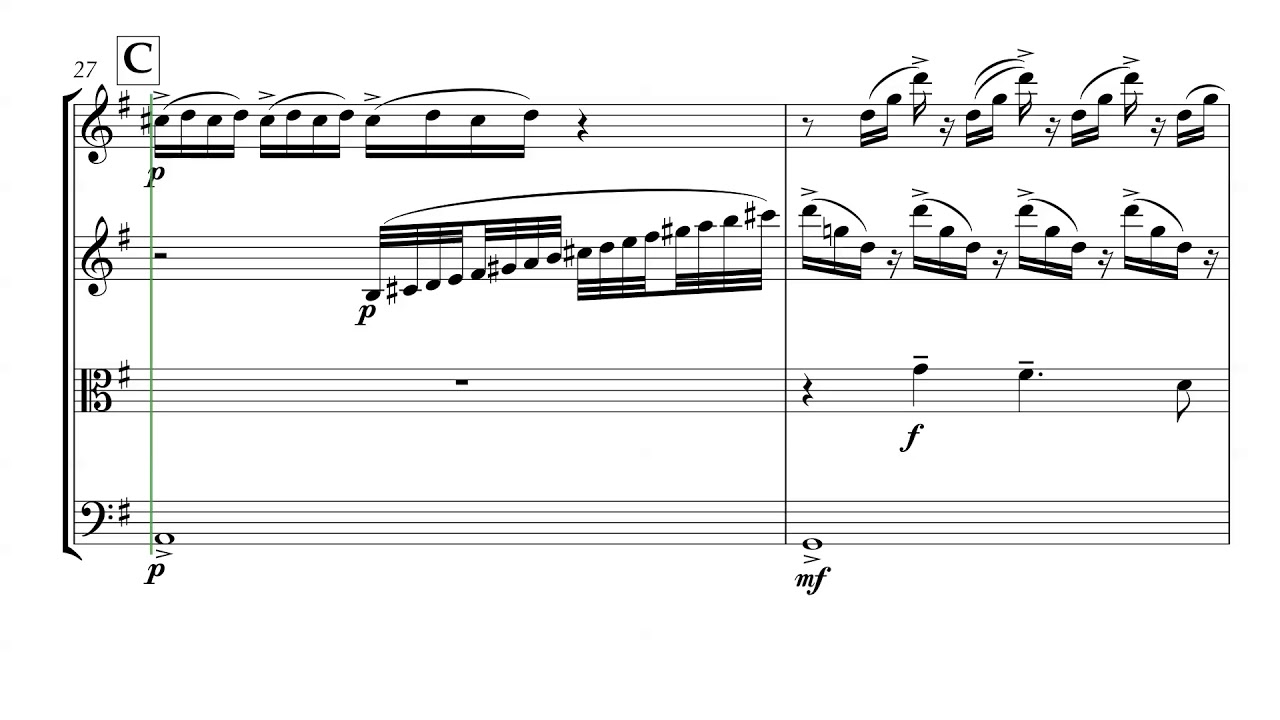 Test Drive (from How to Train Your Dragon) for String Quartet