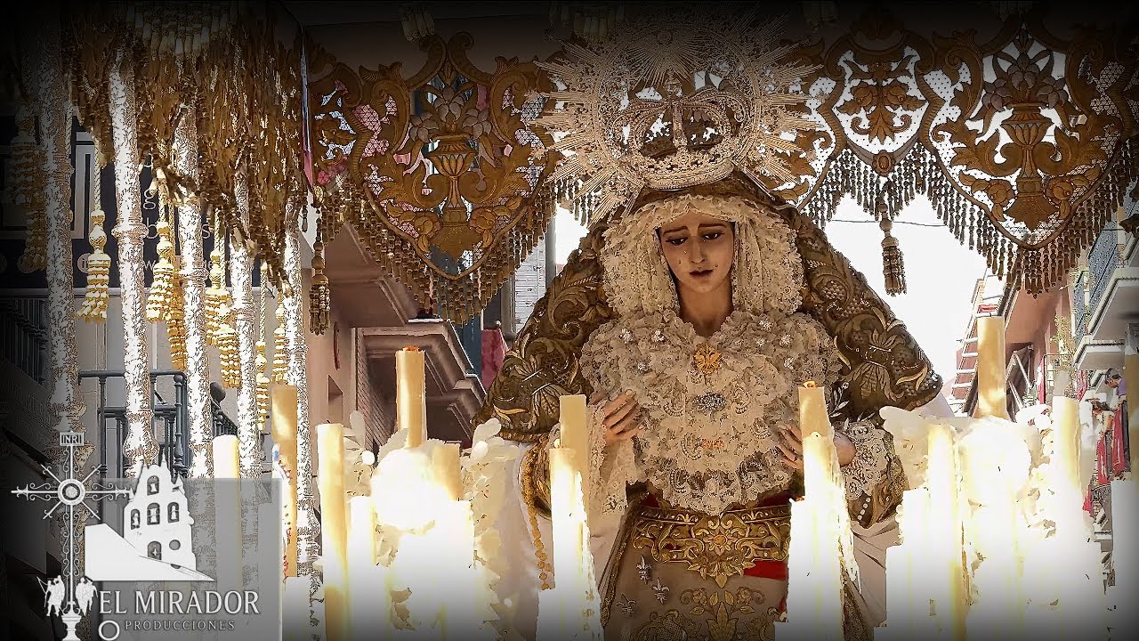 VIRGEN DE LA PAZ| MAGNA MARIANA HUELVA 2025| LA FUENTE Y PALMERA | 4K