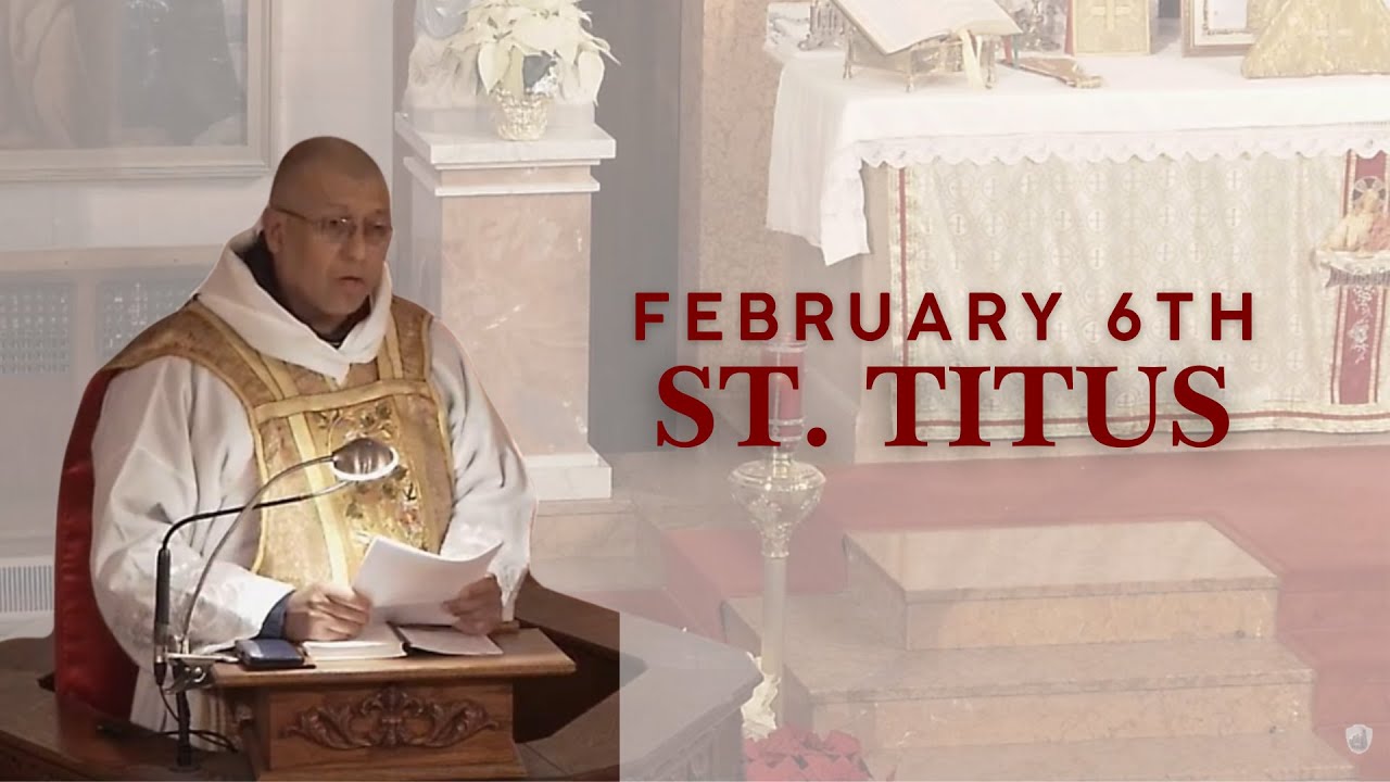 Traditional Latin Mass Live | St. Titus and First Friday Benediction