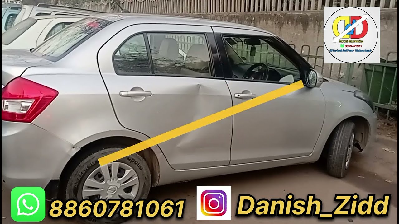 Swift Desire Paintless Door Dry Denting || Dent Removal At Dehli Govindpuri Metro Station #cardenter