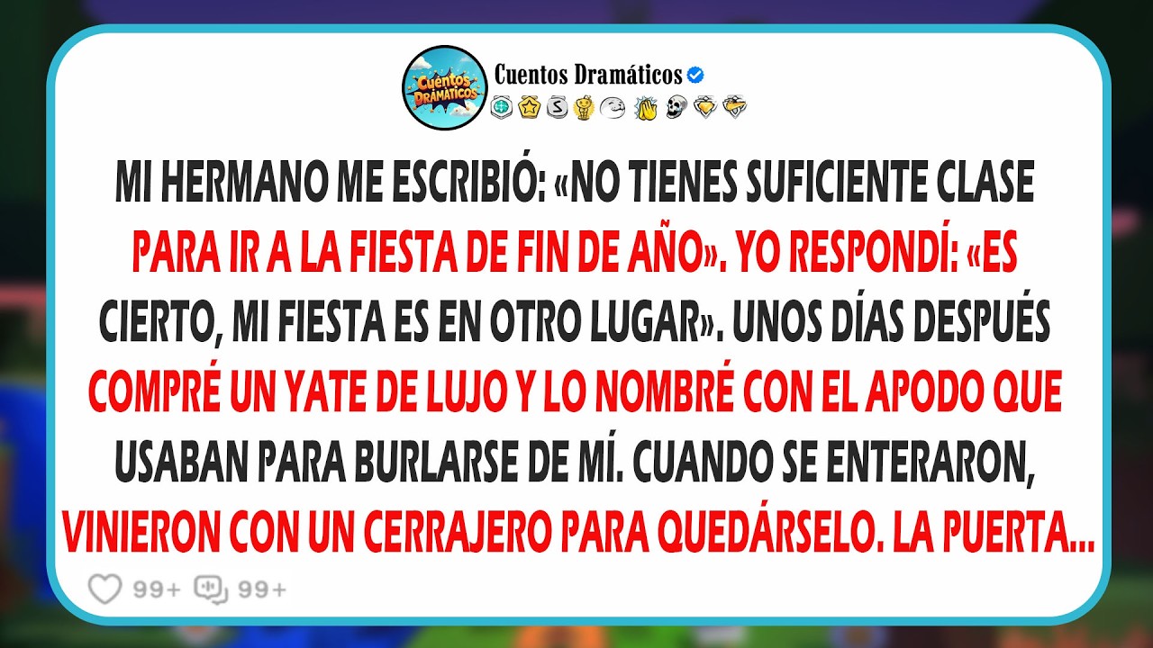 Мой брат: «Ты недостаточно элегантна для новогодней вечеринки». Я: «Моя вечеринка...»