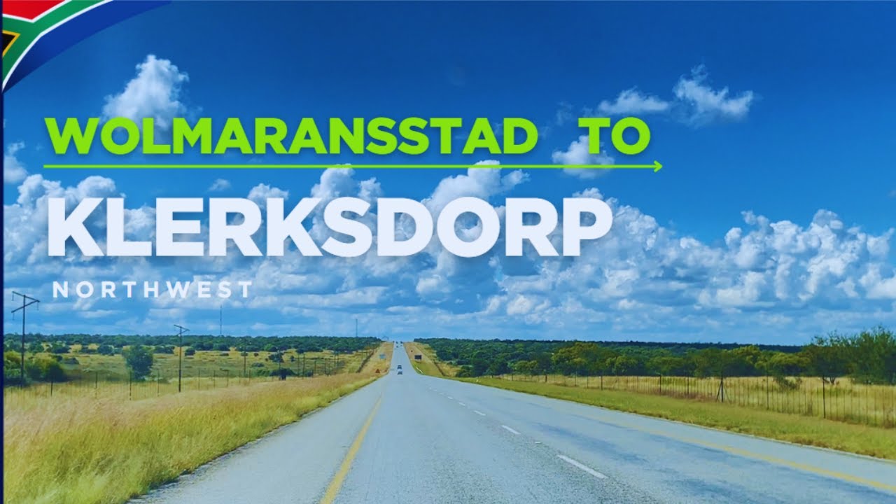 Driving from Wolmaransstad to Klerkdorp | North West Province | South Africa |