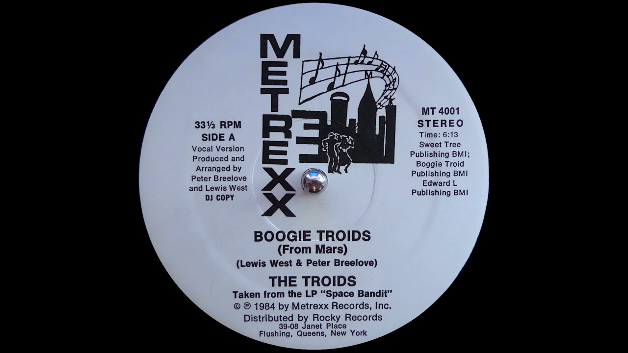 The Troids - Boogie Troids (From Mars) (Instrumental) (Metrexx Promo 1984)