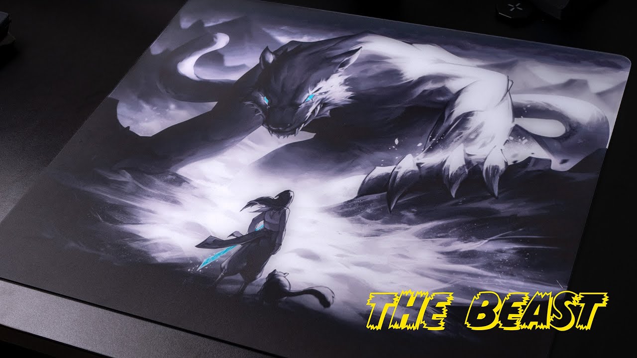 The Beast Glass Mousepad by Tekkusai - Fastest And Least Sticky Glasspad Ever
