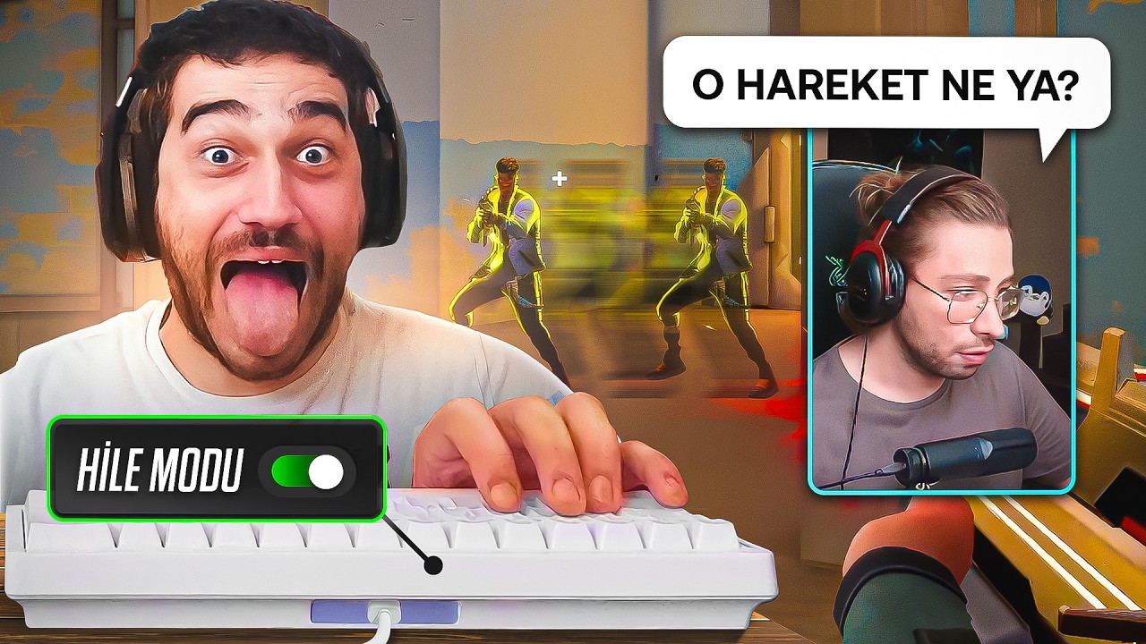 Yayıncıları HİLELİ klavye ile delirttim